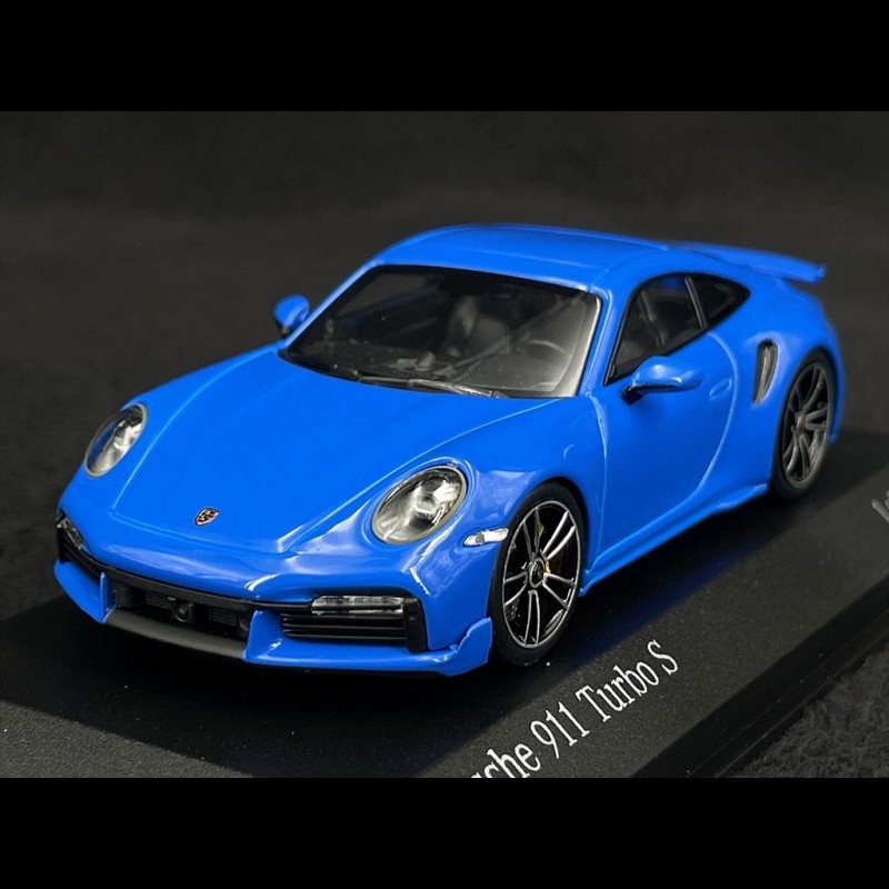 Porsche 911 Turbo S Coupe Sport Design Type 992 2021 Shark Blue 1 43 