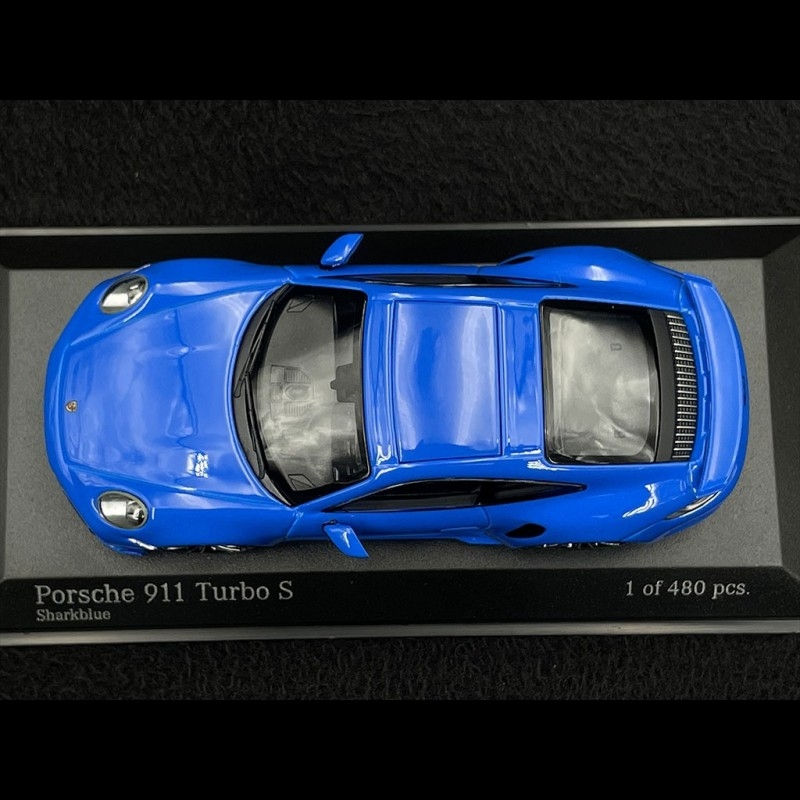 Porsche 911 Turbo S Coupe Sport Design Type 992 2021 Shark Blue 1