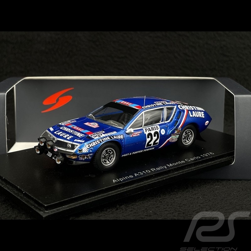 Alpine A310 n° 22 Rallye Monte Carlo 1976 1/43 Spark S5471 Alpine A310 n° 22 Rallye Monte Carlo 1976 1/43 Spark S5471