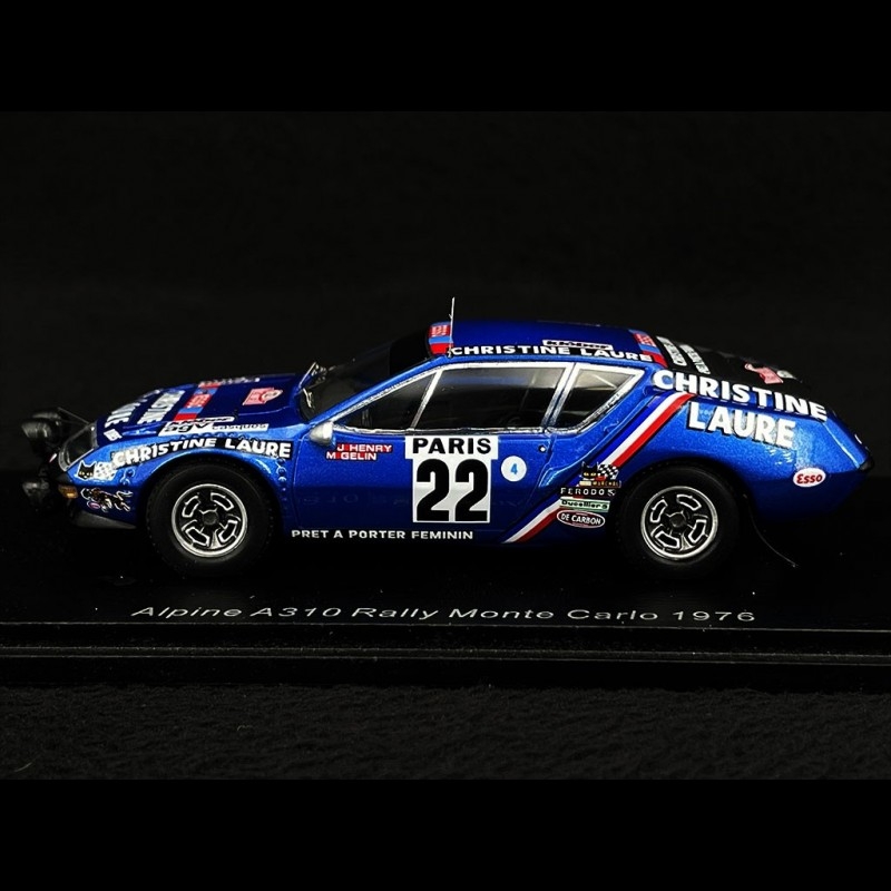 Autocollant Décalcomanie 1/43 Alpine A310 Renault Rallye Monte-Carlo 1976 N°15 - Neuf, Ast Creation43