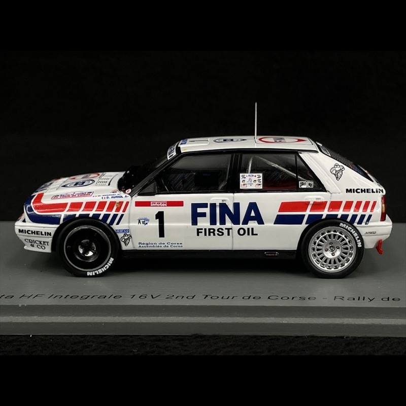 Lancia Delta HF Integrale 16V n° 1 2. Tour de Corse 1991 1/43 Spark