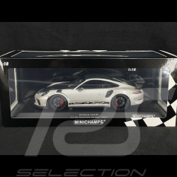 Porsche 911 GT3 RS Type 991 Weissach Package 2019 Argent GT 1/18 Minichamps 155068229