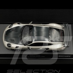 Porsche 911 GT3 RS Type 991 Weissach Package 2019 Argent GT 1/18 Minichamps 155068229