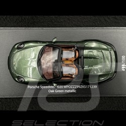 Porsche 911 Speedster Type 991 2020 Vert Chêne Métallique 1/43 Spark SP387