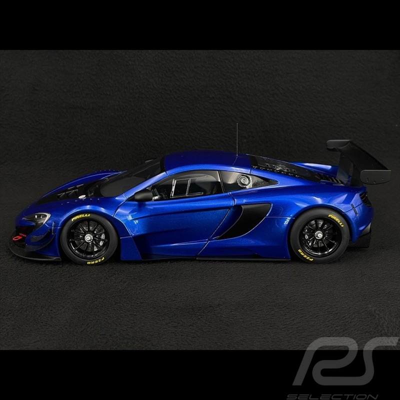 McLaren 650S GT3 2017 Azure Blue 1/18 Autoart 81641