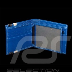 Wallet 24h Le Mans Compact Royal Blue Leather Bignan 26775-0012