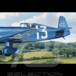 Poster "Coupe Deutsch, Maurice Arnoux, Caudron C450" Originalzeichnung von Benjamin Freudenthal