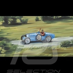 Poster "Coupe Deutsch, Maurice Arnoux, Caudron C450" original drawing by Benjamin Freudenthal