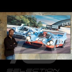 Banner Porsche 917K le Mans 1971 Originaldesign von Benjamin Freudenthal