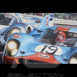 Banner Porsche 917K le Mans 1971 Originaldesign von Benjamin Freudenthal