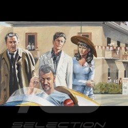 Banner "La Dolce Vita, GP Pescara 1957" original design by Benjamin Freudenthal