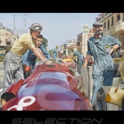 Banner "La Dolce Vita, GP Pescara 1957" original design by Benjamin Freudenthal