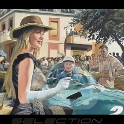 Banner "La Dolce Vita, GP Pescara 1957" original design by Benjamin Freudenthal