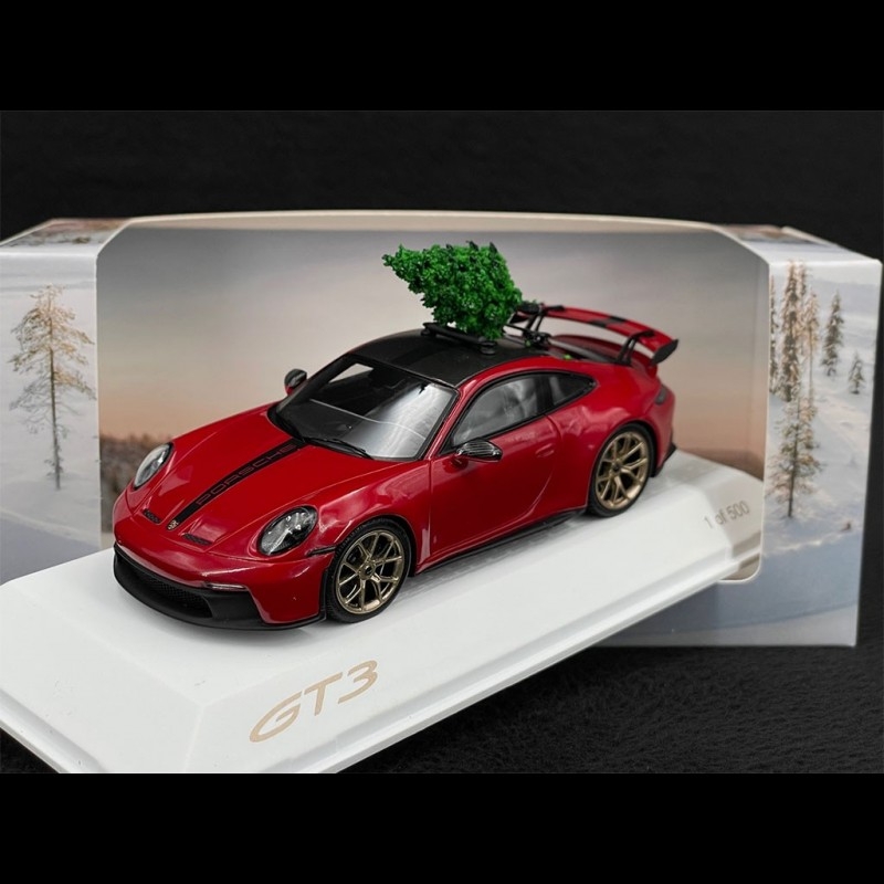 Porsche 911 GT3 Type 992 2022 with Christmas Tree Carmine Red 1/43 ...