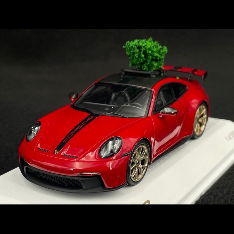 Porsche 911 GT3 Type 992 2022 with Christmas Tree Carmine Red 1/43 Spark  WAXL2000010
