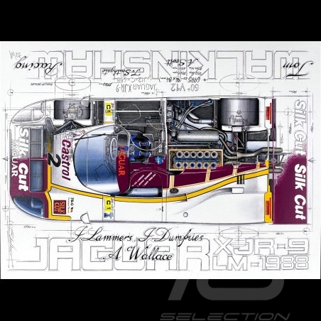 Jaguar XJR-9 n° 2 24h de Le...