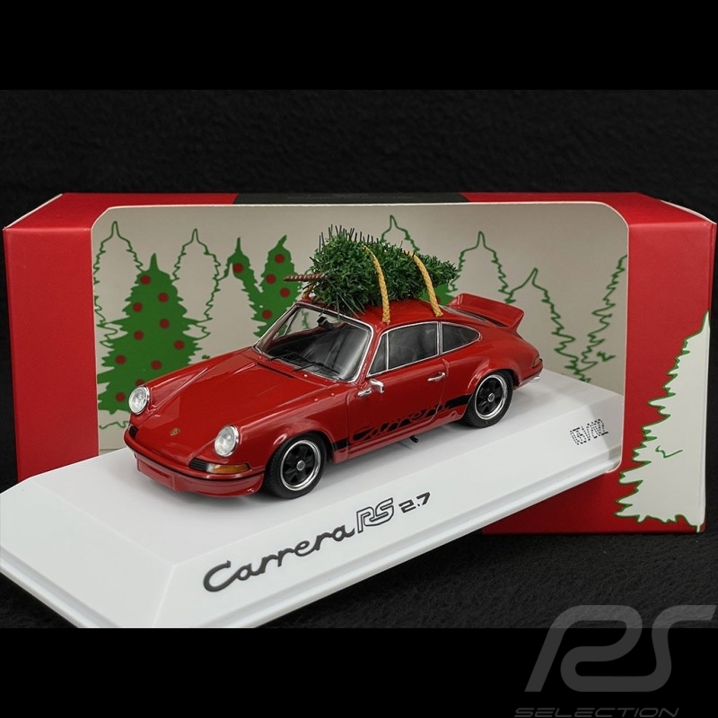 Porsche 911 Carrera RS 2.7 1973 Red with Christmas Tree 1/43 Spark WAP0201180PRS2 Porsche 911 Carrera RS 2.7 1973 Red with Christmas Tree 1/43 Spark WAP0201180PRS2