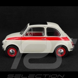 Fiat 500 Nuova Sport 1965 Beige / Red 1/18 Solido S1801401