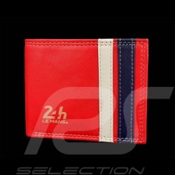 Wallet 24h Le Mans Compact Bright Red Leather Bignan 26775-3037