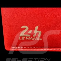 Portefeuille 24h Le Mans Compact Cuir Rouge Vif Bignan 26775-3182