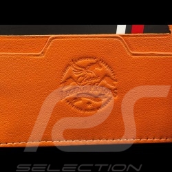 Brieftasche 24h Le Mans Compact Leder Orange Bignan 26775-1206