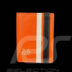Wallet 24h Le Mans Orange Leather Walcker 26777-1606