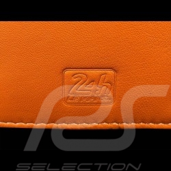Brieftasche 24h Le Mans Leder Orange Walcker 26777-1606
