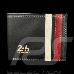 Wallet 24h Le Mans Compact Black Leather Bignan 26775-1504