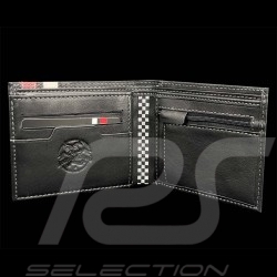 Brieftasche 24h Le Mans Compact Leder Schwarz Bignan 26775-1504