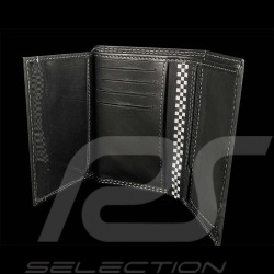 Wallet Steve McQueen Le Mans Compact Black Leather Tyler 26774-1504