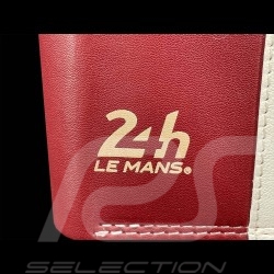 Portefeuille 24h Le Mans Cuir Rouge Foncé Walcker 26777-4010