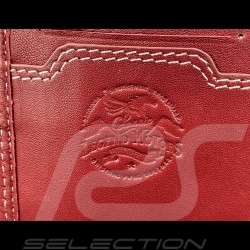 Wallet 24h Le Mans Leather Dark Red Walcker 26777-4010