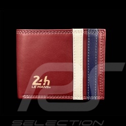 Wallet 24h Le Mans Compact Dark Red Leather Bignan 26775-4010