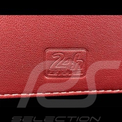 Wallet 24h Le Mans Compact Dark Red Leather Bignan 26775-4010
