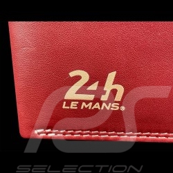 Portefeuille 24h Le Mans Compact Cuir Rouge Foncé Bignan 26775-4010
