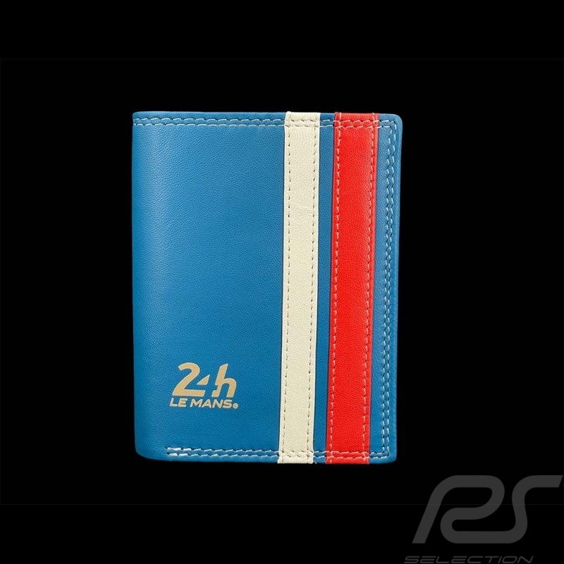 Brieftasche 24h Le Mans Leder Gitanenblau Walcker 26777-3183