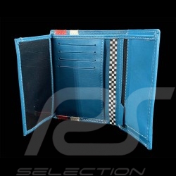 Wallet 24h Le Mans Gitane Blue Leather Walcker 26777-3183