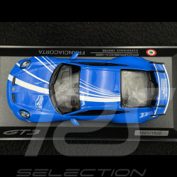Porsche 911 GT3 Type 992 2021 Franciacorta Porsche Experience Center Shark Blue / White 1/43 Minichamps WAP0209100MPEC