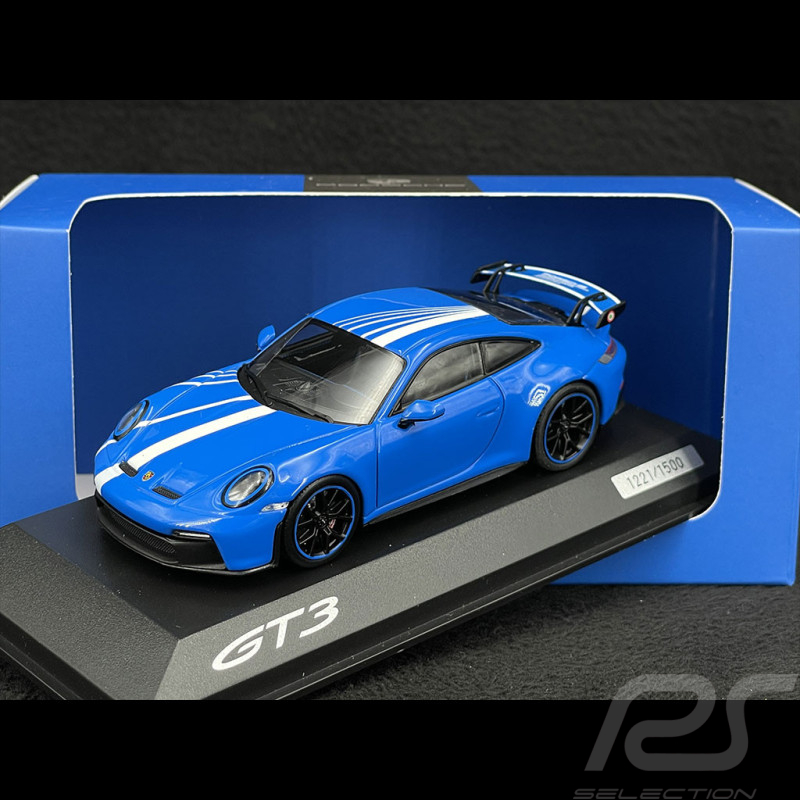 Porsche 911 GT3 Type 992 2021 Franciacorta Porsche Experience Center Bleu Requin / Blanc 1/43 Minichamps WAP0209100MPEC Porsche 911 GT3 Type 992 2021 Franciacorta Porsche Experience Center Bleu Requin / Blanc 1/43 Minichamps WAP0209100MPEC