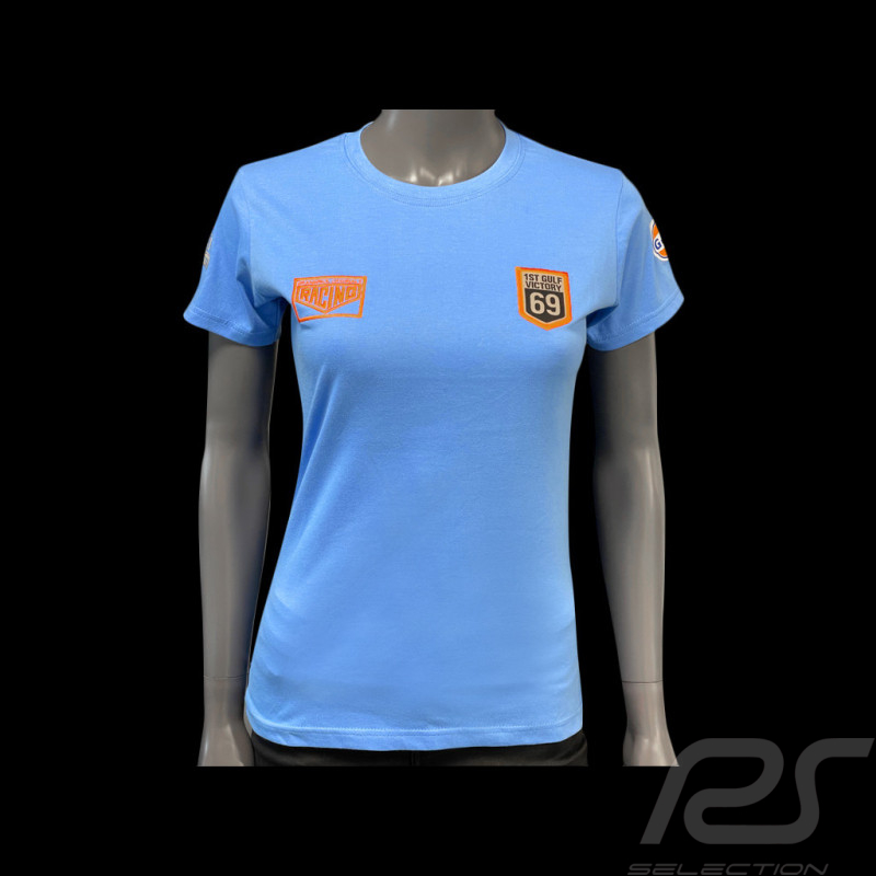 T-Shirt Gulf 1st Victory n°69 x Le Florio Giro di Sicilia V2 Cobalt blue - women