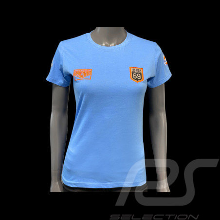 Gulf T-Shirt 1. Sieg x Le Florio Giro di Sicilia V2 Cobalt blau - Damen
