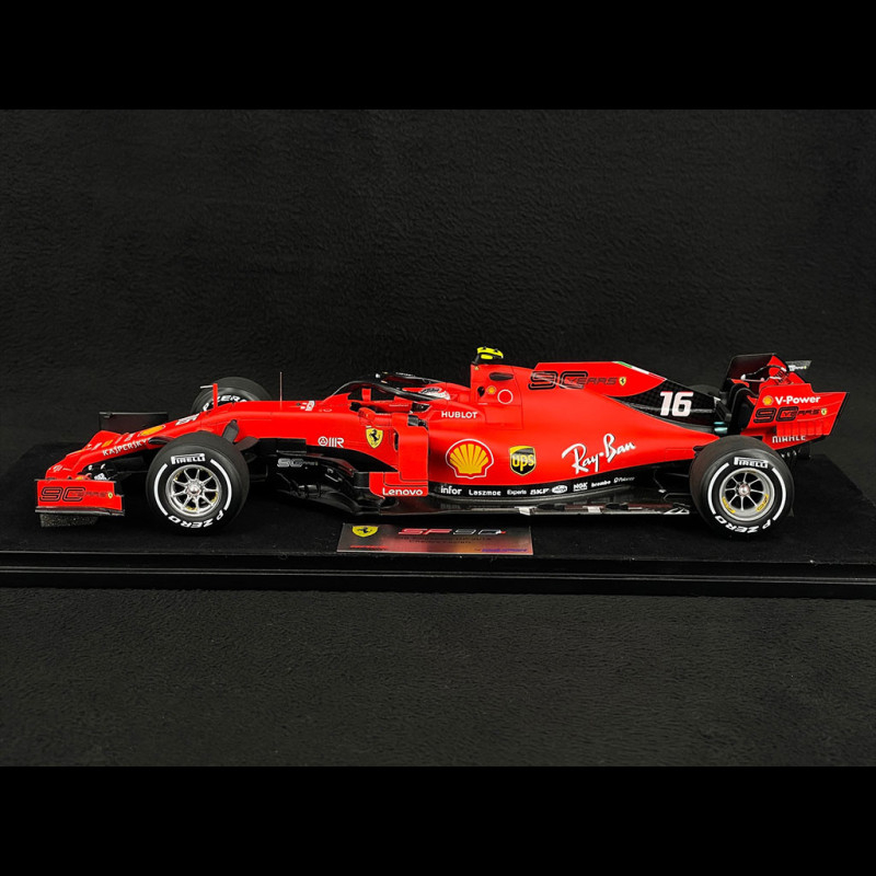 Charles Leclerc Ferrari SF90 n° 16 2nd GP Singapour 2019 F1 1/18
