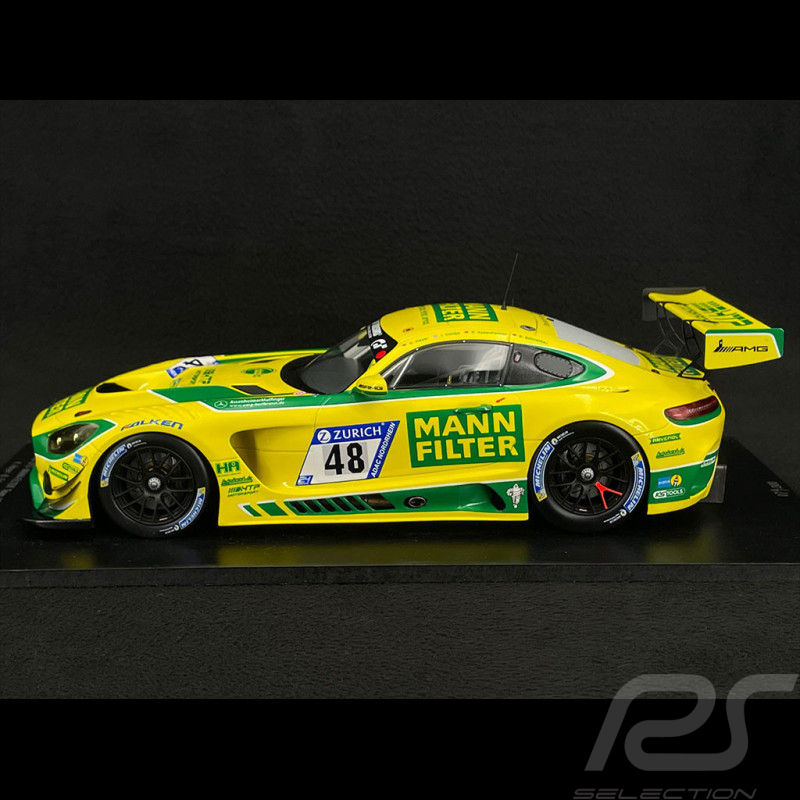 Mercedes AMG GT3 n° 48 24h Nürburgring 2017 1/18 Spark 18SG021