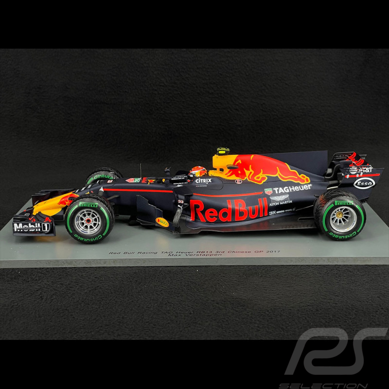 Max Verstappen Red Bull Racing RB13 n° 33 3ème GP Chine 2017 F1 1/18 Spark 18S305