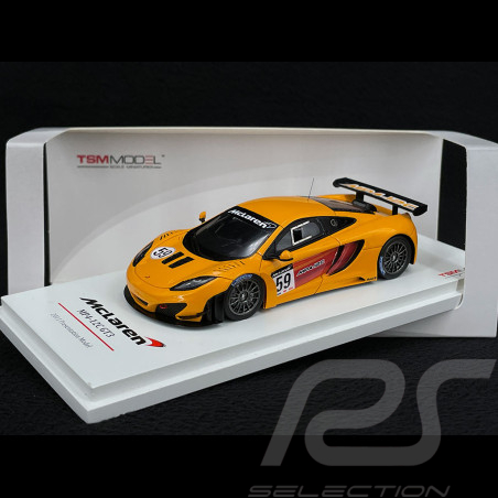 McLaren MP4 - 12C GT3 n°59 Press Edition 2011 Papayaorange 1/43 True Scale Models TSM114358
