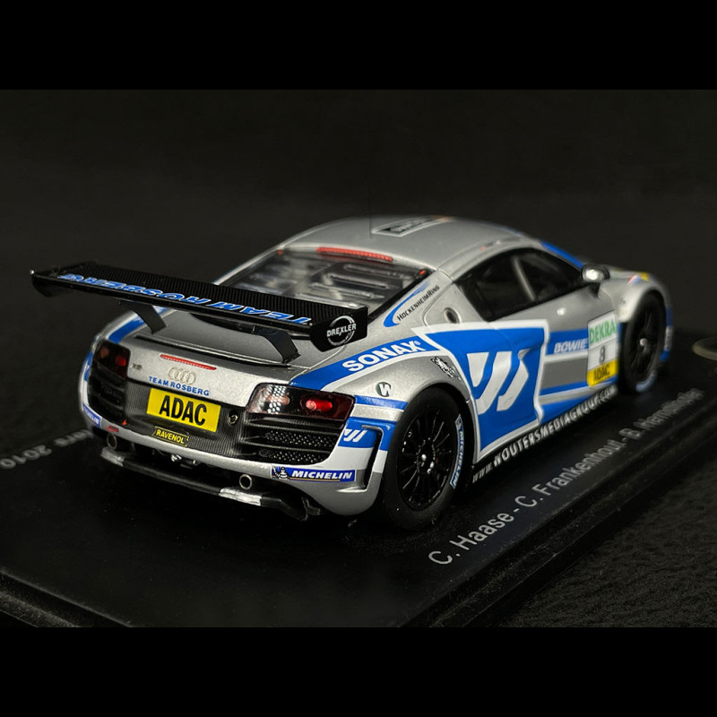 Spark 1/43 Audi R8 LMS Team Rosberg #8 - ADAC GT Masters 2010 - Pilote Haase