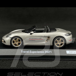 Porsche 718 Boxster Type 982 Edition 25 ans Porsche Expérience 2021 Gris Argent 1/43 Minichamps WAP0209630MTRA