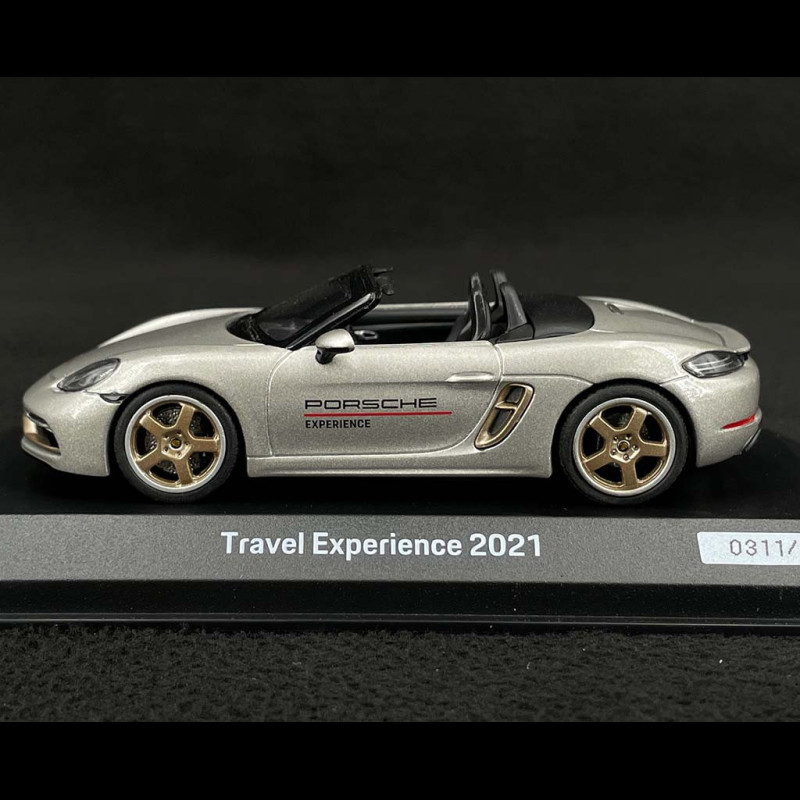 HOT人気ミニチャンプス 1/43 ポルシェ 718 (982) Boxster 25 Years GT シルバーメタリック Porsche 特注品 乗用車