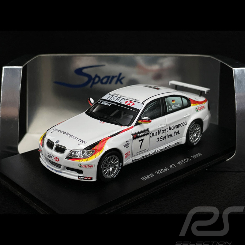 BMW 320i n° 7 WTCC 2009 BMW Team Germany 1/43 Spark S2503