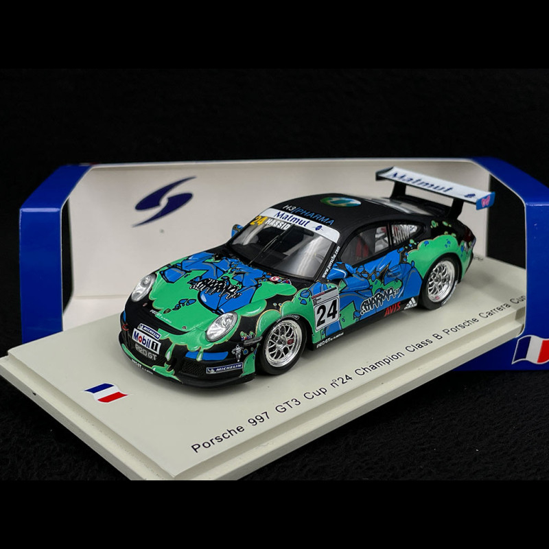 Porsche 997 GT3 Cup Winner Class B Carrera Cup 2010 n° 24 1/43